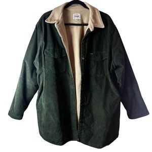 Wrangler sherpa-lined corduroy jacket